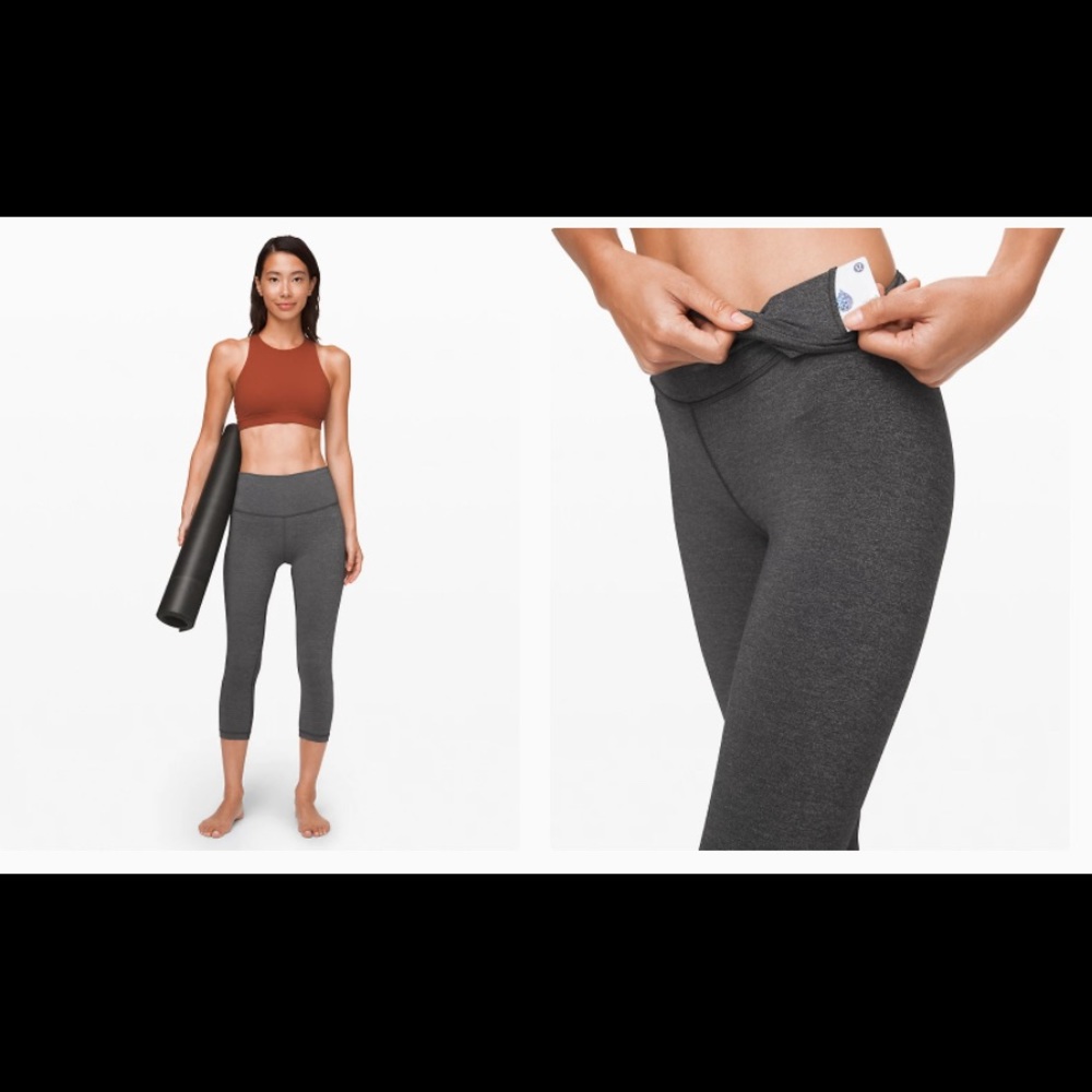 Lululemon wunder under crop luxtreme 21”